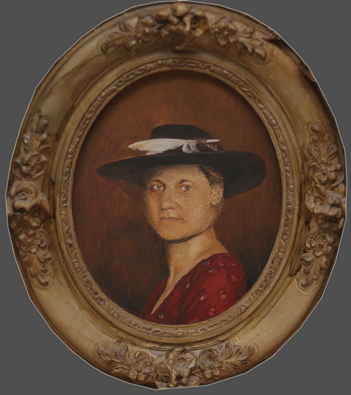 Ölgemälde Frauenportrait