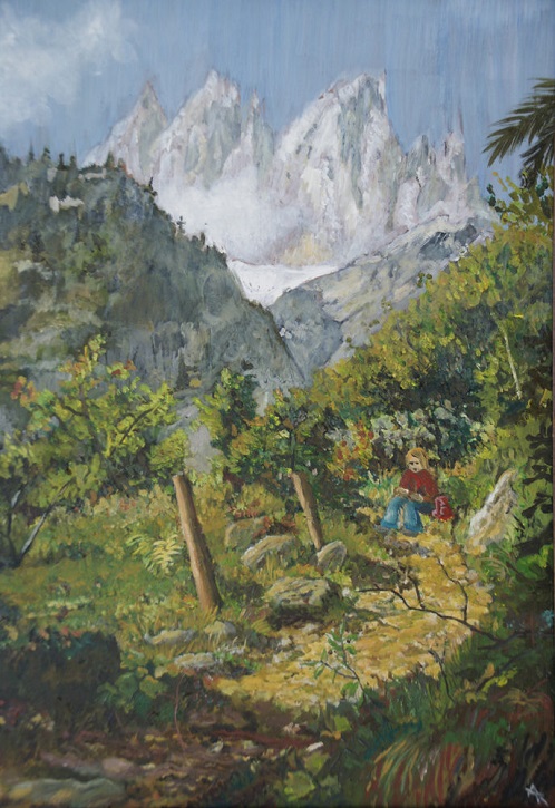 Ölgemälde Wilder Kaiser